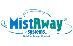MistAway Systems logo in blue and teal.
